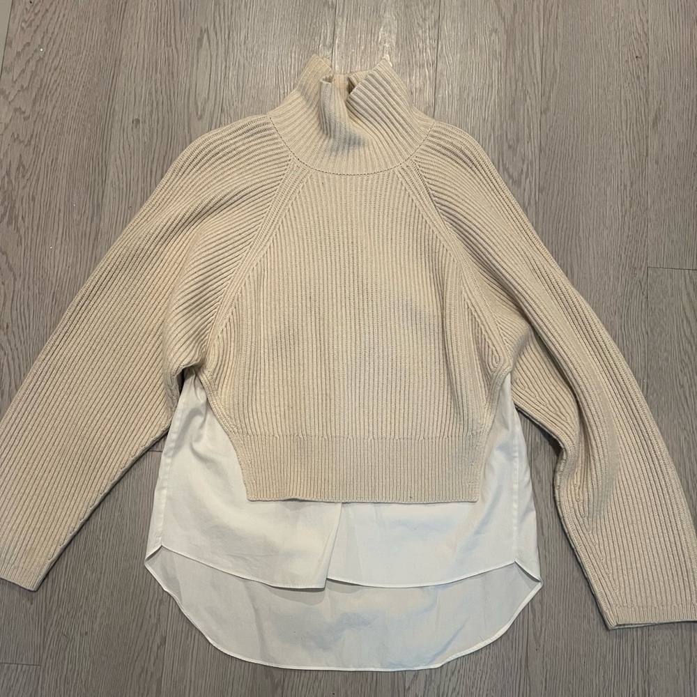 All saints cream sweater